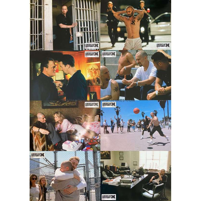 AMERICAN HISTORY X Photos de film x8 - 21x30 cm. - 1998 - Tony Kaye, Edward Norton