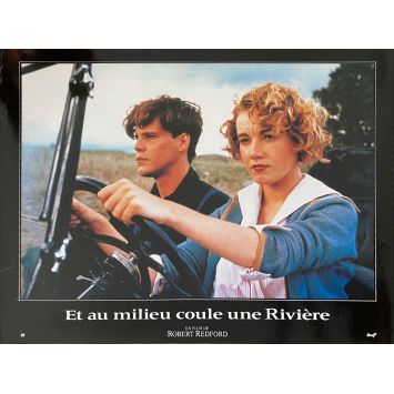 ET AU MILIEU COULE UNE RIVIERE Photo de film N03 - 30x40 cm. - 1992 - Robert Redford, Brad Pitt