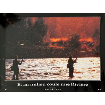 ET AU MILIEU COULE UNE RIVIERE Photo de film N06 - 30x40 cm. - 1992 - Robert Redford, Brad Pitt