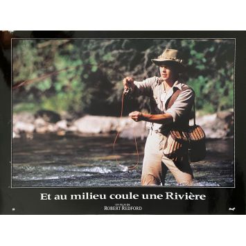 ET AU MILIEU COULE UNE RIVIERE Photo de film N07 - 30x40 cm. - 1992 - Robert Redford, Brad Pitt