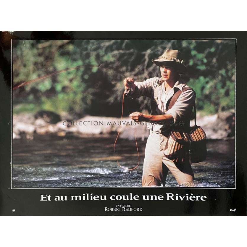 ET AU MILIEU COULE UNE RIVIERE Photo de film N07 - 30x40 cm. - 1992 - Robert Redford, Brad Pitt