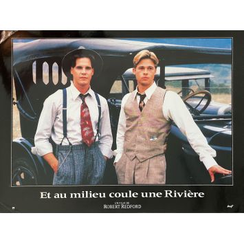 ET AU MILIEU COULE UNE RIVIERE Photo de film N08 - 30x40 cm. - 1992 - Robert Redford, Brad Pitt