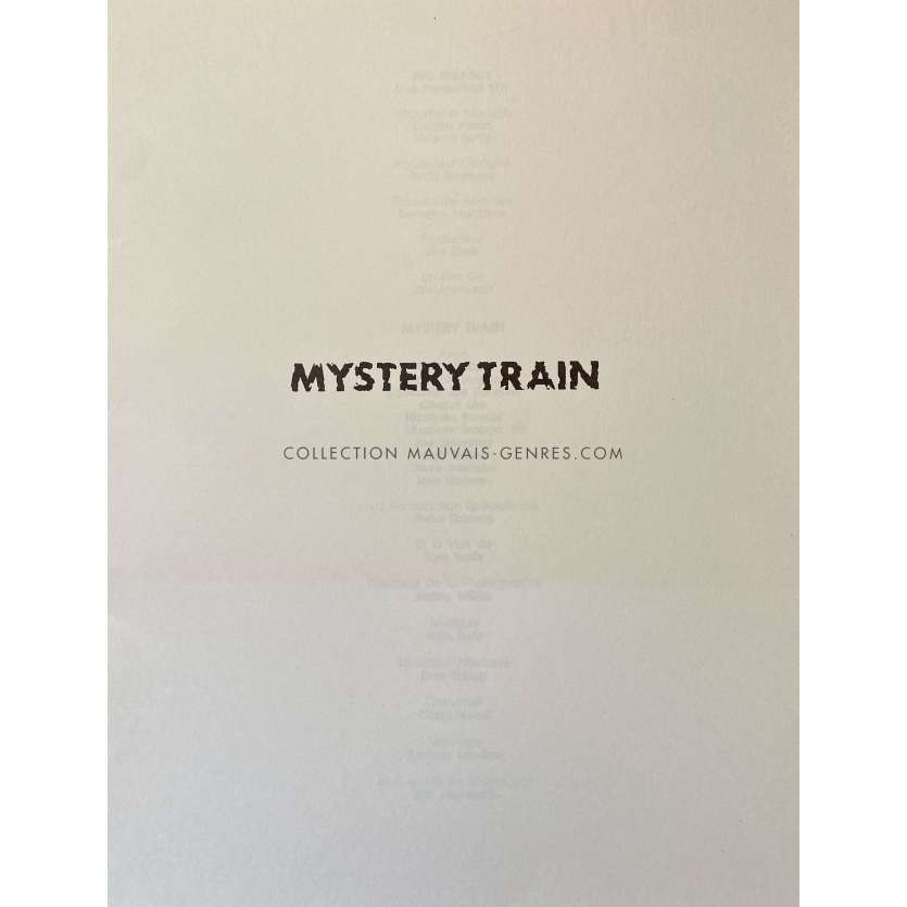 MYSTERY TRAIN Dossier de presse- 21x30 cm. - 1993 - Jim Jarmusch, Yuki Kudoh