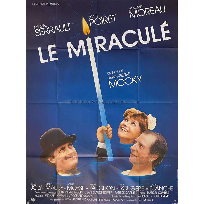 LE MIRACULE French Movie Poster- 47x63 in. - 1987 - Jean-Pierre Mocky, Michel Serrault