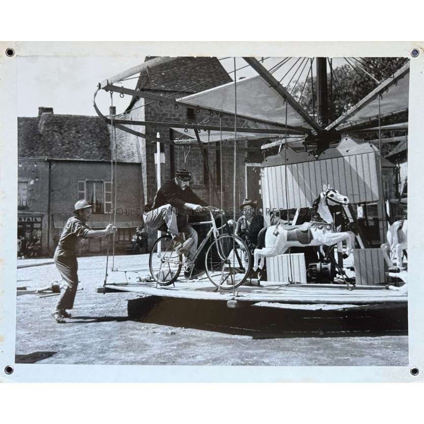 JOUR DE FETE Photo de film N02 - 27x33 cm. - 1949/R1960 - Jacques Tati, Paul Frankeur