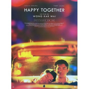 HAPPY TOGETHER French Movie Poster- 15x21 in. - 1997/R2010 - Wong Kar Wai, Leslie Cheung