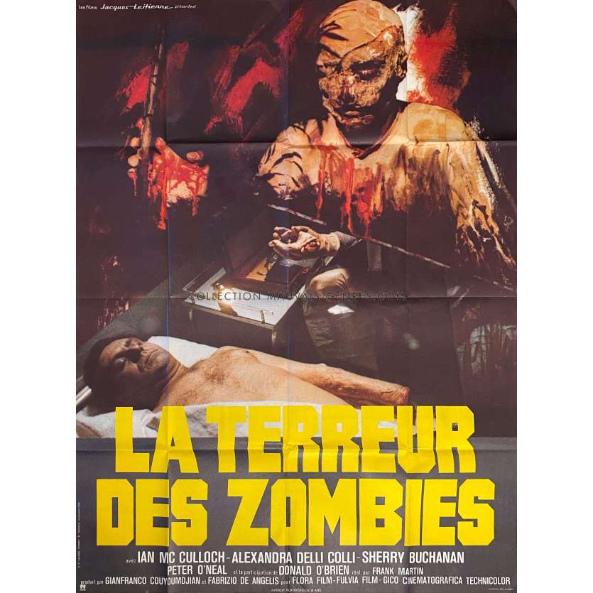 DOCTOR BUTCHER M.D. French Movie Poster- 47x63 in. - 1980 - Marino Girolami, Ian McCulloch