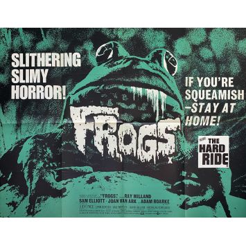 FROGS British Movie Poster- 30x40 in. - 1972 - George McCowan, Ray Milland