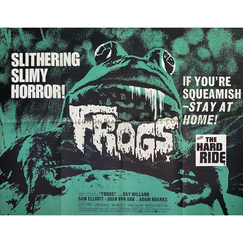 LES CRAPAUDS Affiche de cinéma- 76x102 cm. - 1972 - George McCowan, Ray Milland