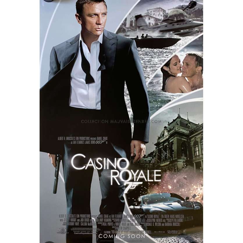 CASINO ROYALE (2006) Affiche de cinéma DS - Stybe B - 69x102 cm. - 2006 - Martin Campbell, Daniel Craig