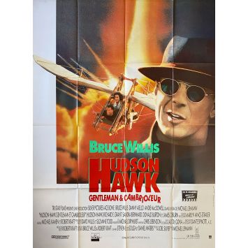 HUDSON HAWK Affiche de cinéma- 120x160 cm. - 1991 - Michael Lehmann, Bruce Willis