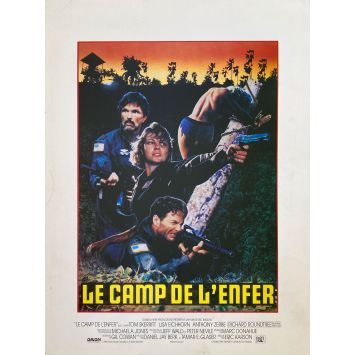 LE CAMP DE L'ENFER Synopsis- 21x30 cm. - 1986 - Eric Karson, Tom Skerritt