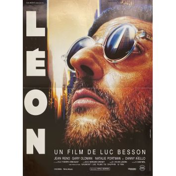 LEON Affiche de cinéma- 40x54 cm. - 1994 - Luc Besson, Natalie Portman