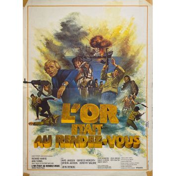 L'OR ETAIT AU RENDEZ-VOUS Affiche de cinéma- 40x54 cm. - 1977 - Ashley Lazarus, Richard Harris