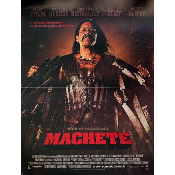 MACHETE Affiche de cinéma- 40x54 cm. - 2010 - Robert Rodriguez, Danny Trejo
