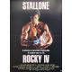 ROCKY IV 4 Affiche de cinéma- 40x54 cm. - 1985 - Sylvester Stallone, Sylvester Stallone