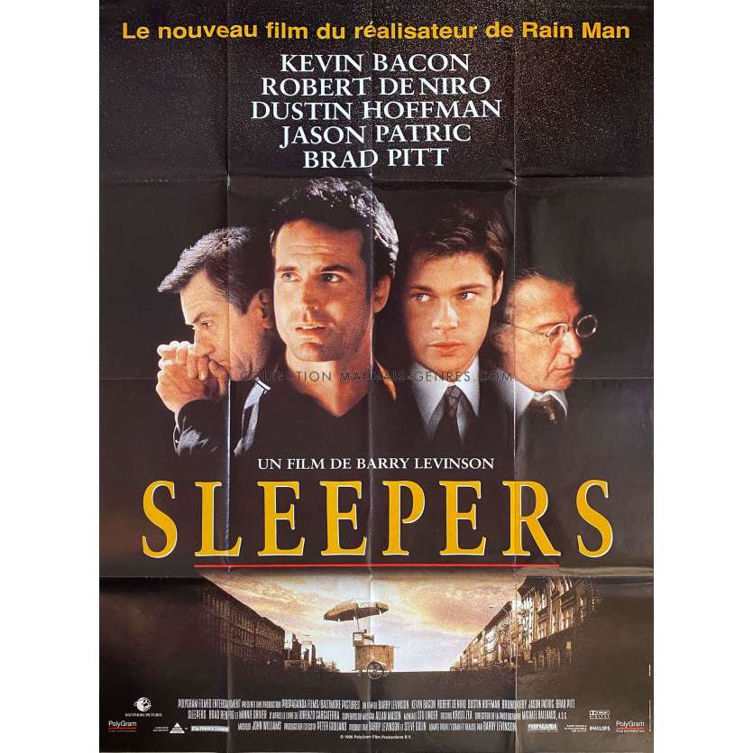 SLEEPERS Affiche de cinéma- 120x160 cm. - 1996 - Barry Levinson, Robert De Niro
