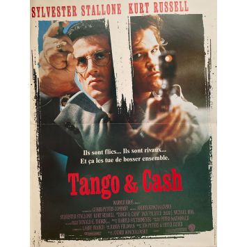 TANGO ET CASH Affiche de cinéma- 40x54 cm. - 1989 - Andrey Konchalovskiy, Sylvester Stallone