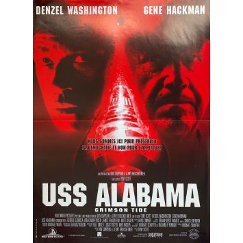 USS ALABAMA Affiche de cinéma- 40x54 cm. - 1995 - Tony Scott, Denzel Washington