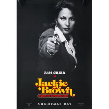 JACKIE BROWN U.S Movie Poster Adv. - 27x41 in. - 1997 - Quentin Tarantino, Pam Grier