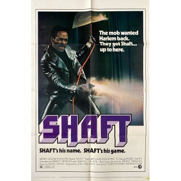 SHAFT U.S Movie Poster- 27x41 in. - 1971 - Gordon Parks, Richard Roundtree