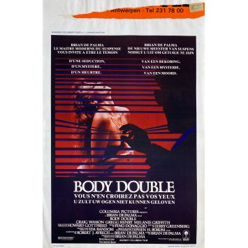 BODY DOUBLE Belgian Movie Poster- 14x21 in. - 1984 - Brian de Palma, Melanie Griffith
