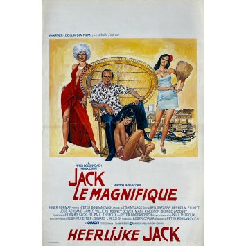 SAINT JACK Belgian Movie Poster- 14x21 in. - 1979 - Peter Bogdanovich, Ben Gazzara