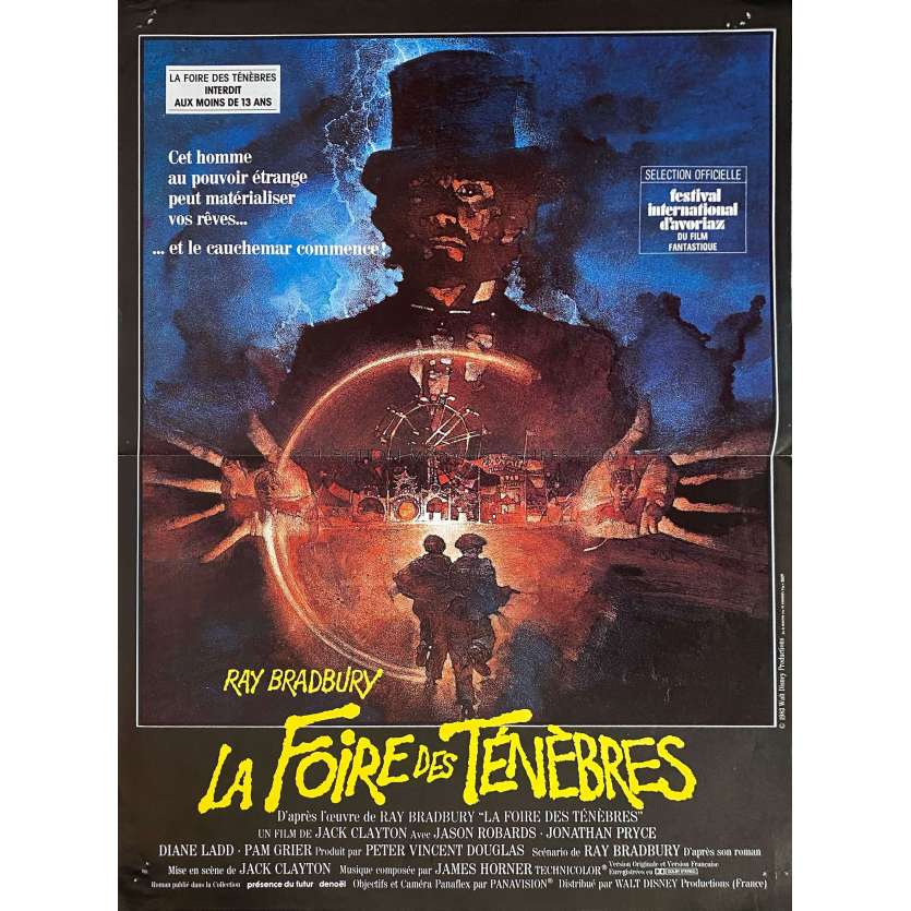 LA FOIRE DES TENEBRES Affiche de cinéma- 40x54 cm. - 1983 - Jack Clayton, Jonathan Pryce