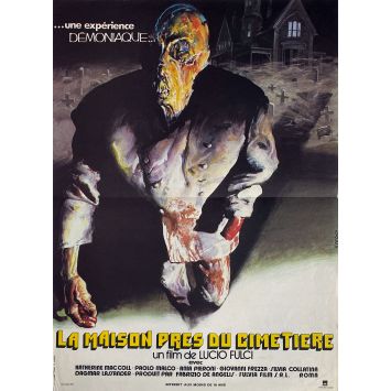 HOUSE BY THE CEMETARY French Movie Poster- 15x21 in. - 1981 - Lucio Fulci, Catriona McColl HOUSE BY THE CEMETARY French Movie Poster- 15x21 in. - 1981 - Lucio Fulci, Catriona McColl