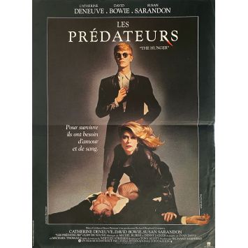 THE HUNGER French Movie Poster- 15x21 in. - 1983 - Tony Scott, David Bowie
