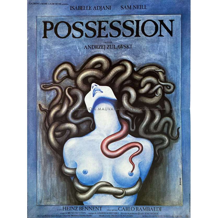 POSSESSION French Movie Poster- 15x21 in. - 1981 - Andrzej Żuławski, Isabelle Adjani