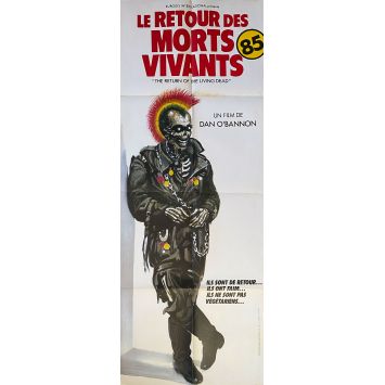 THE RETURN OF THE EVIL DEAD French Movie Poster- 23x63 in. - 1985 - Dan O'Bannon, Clu Gulager