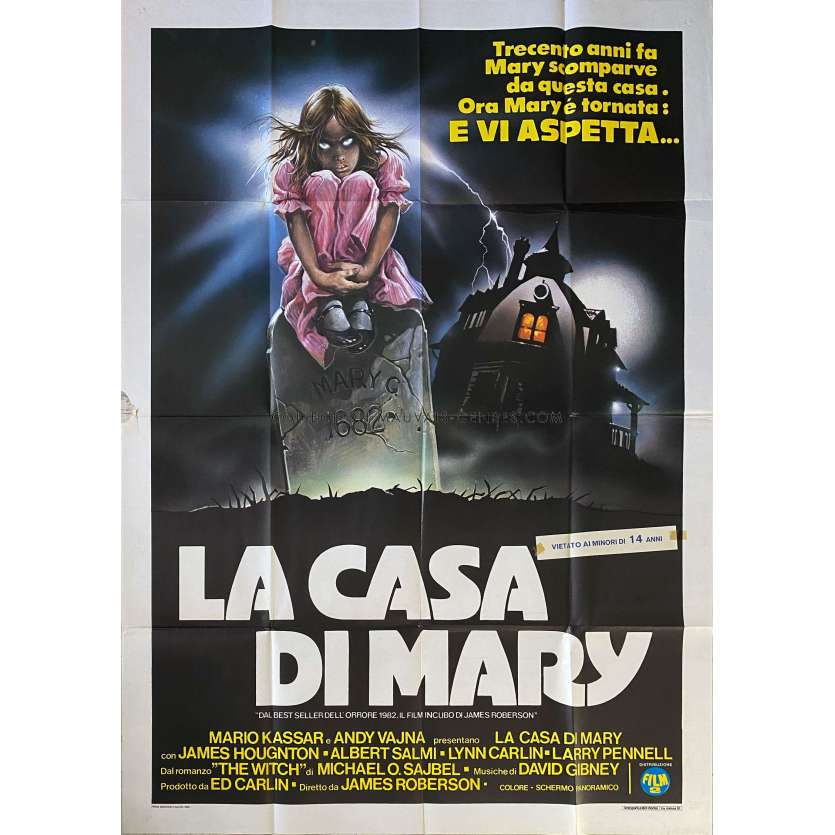 LA MALEDICTION DE LA SORCIERE Affiche de cinéma- 100x140 cm. - 1982 - James W. Roberson, James Houghton