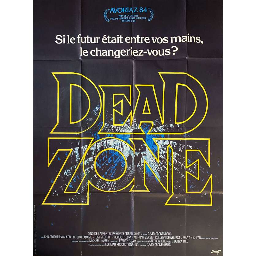 DEAD ZONE Affiche de cinéma- 120x160 cm. - 1984 - David Cronenberg, Christopher Walken