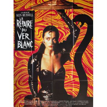 THE LAIR OF THE WHITE WORM French Movie Poster- 47x63 in. - 1988 - Ken Russel, Hugh Grant