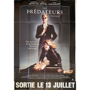 LES PREDATEURS Affiche de cinéma- 120x160 cm. - 1983 - Tony Scott, David Bowie LES PREDATEURS Affiche de cinéma- 120x160 cm. - 1983 - Tony Scott, David Bowie