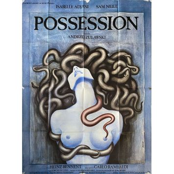 POSSESSION French Movie Poster- 47x63 in. - 1981 - Andrzej Żuławski, Isabelle Adjani POSSESSION French Movie Poster- 47x63 in. - 1981 - Andrzej Żuławski, Isabelle Adjani