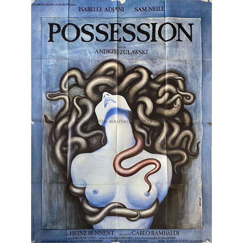 POSSESSION Affiche de cinéma- 120x160 cm. - 1981 - Andrzej Żuławski, Isabelle Adjani
