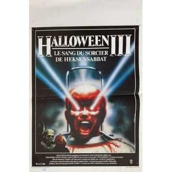 HALLOWEEN 3 LE SANG DU SORCIER Affiche de cinéma- 35x55 cm. - 1982 - Tommy Lee Wallace, Tom Atkins HALLOWEEN 3 LE SANG DU SORCIER Affiche de cinéma- 35x55 cm. - 1982 - Tommy Lee Wallace, Tom Atkins