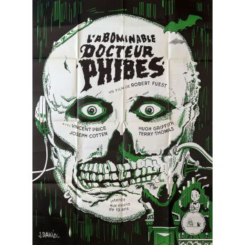 L'ABOMINABLE DOCTEUR PHIBES Affiche de cinéma- 120x160 cm. - 1971 - Robert Fuest, Vincent Price L'ABOMINABLE DOCTEUR PHIBES Affiche de cinéma- 120x160 cm. - 1971 - Robert Fuest, Vincent Price