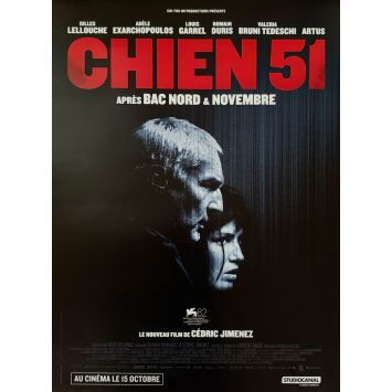 CHIEN 51 Affiche de cinéma- 40x54 cm. - 2015 - Cédric Jimenez, Gilles Lellouche