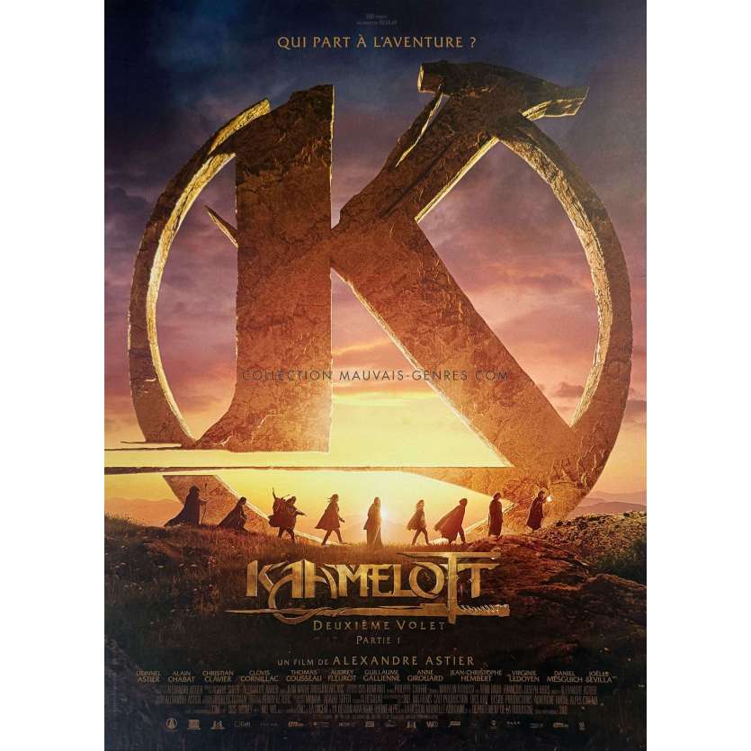 KAAMELOTT 2 Affiche de cinéma- 40x54 cm. - 2025 - Alexandre Astier, Christian Clavier