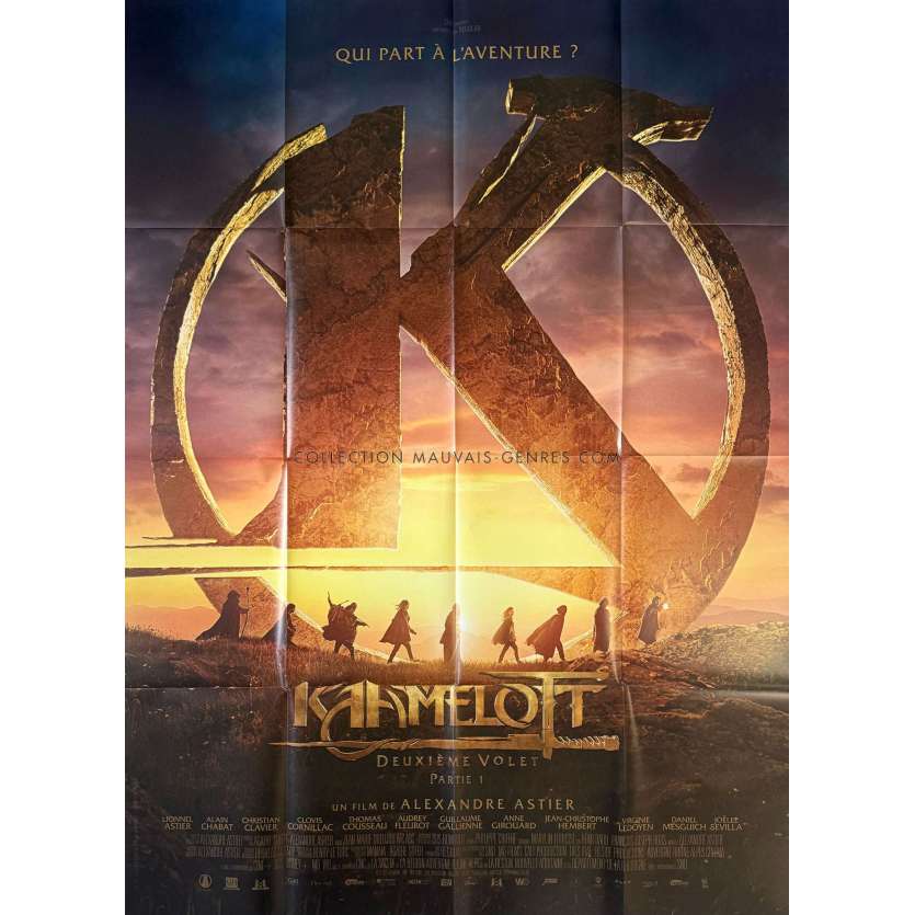 KAAMELOTT 2 Affiche de cinéma- 120x160 cm. - 2025 - Alexandre Astier, Christian Clavier