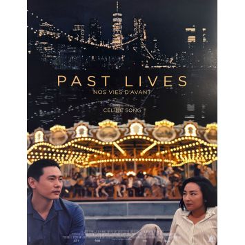 PAST LIVES Affiche de cinéma- 40x54 cm. - 2023 - Celine Song, Greta Lee