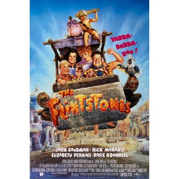 THE FLINTSTONES Belgian Movie Poster- 11x20 in. - 1994 - Brian Levant, John Goodman