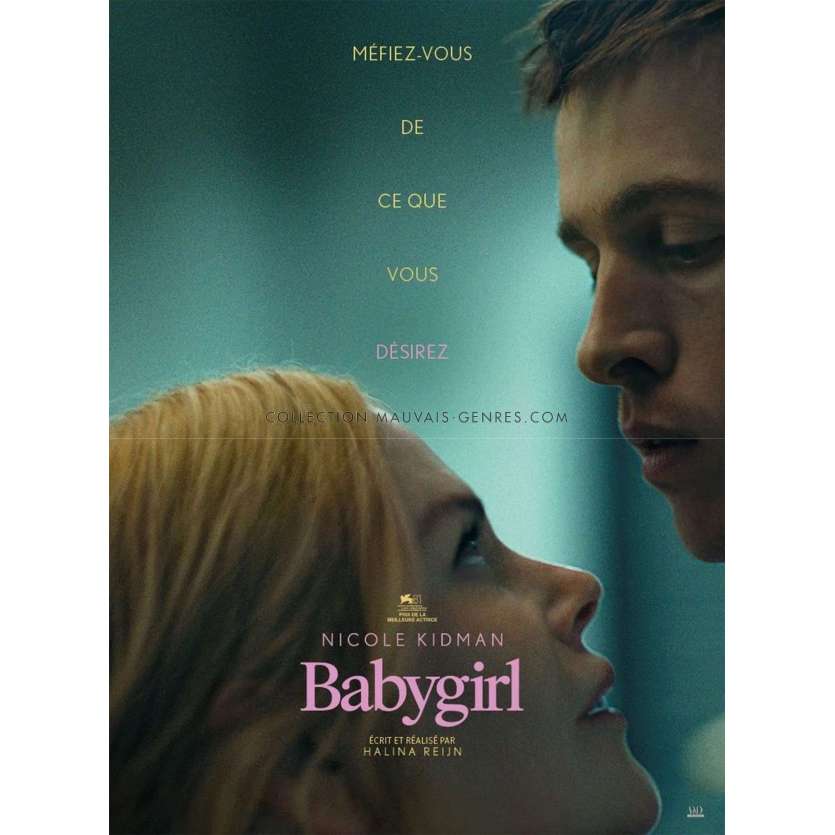 BABY GIRL Affiche de cinéma française A24 - 40x54 cm. - 2024 - Halina Reijn, Nicole Kidman