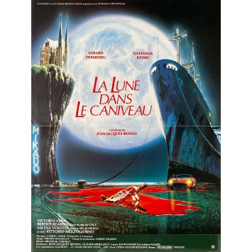 THE MOON IN THE GUTTER French Movie Poster- 15x21 in. - 1983 - Jean-Jacques Beineix, Gérard Depardieu