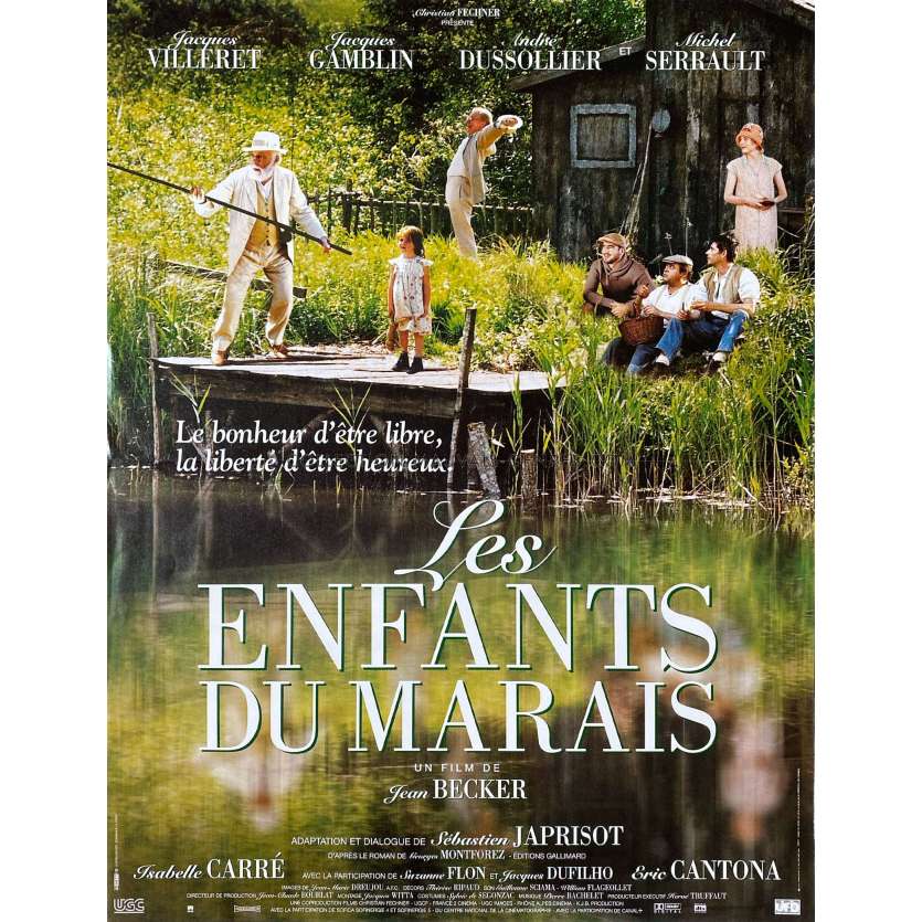 THE CHILDREN OF THE MARSHLAND French Movie Poster- 15x21 in. - 1999 - Jean Becker, Michel Serrault