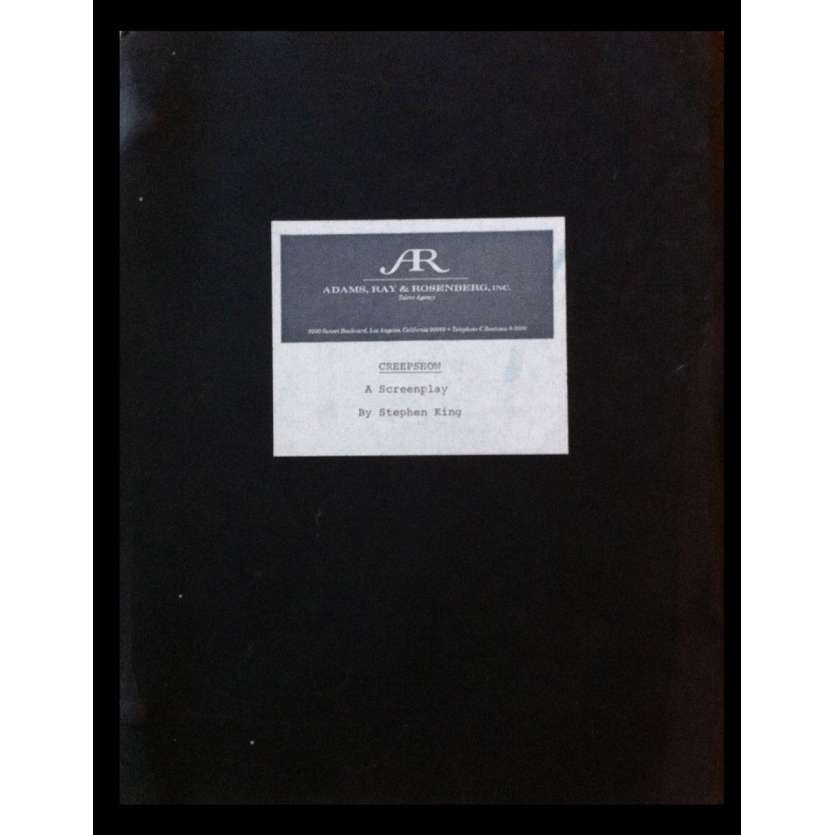 CREEPSHOW Original Very Early Movie Script '79 Written by Stephen King ! Romero