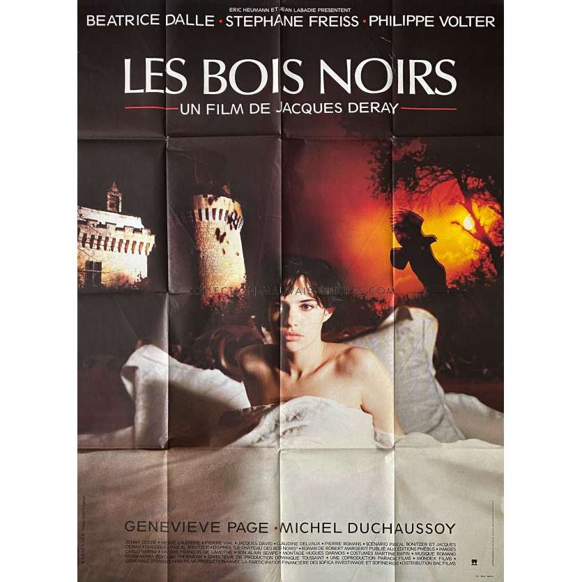 THE DARK WOODS French Movie Poster- 47x63 in. - 1989 - Jacques Deray, Béatrice Dalle